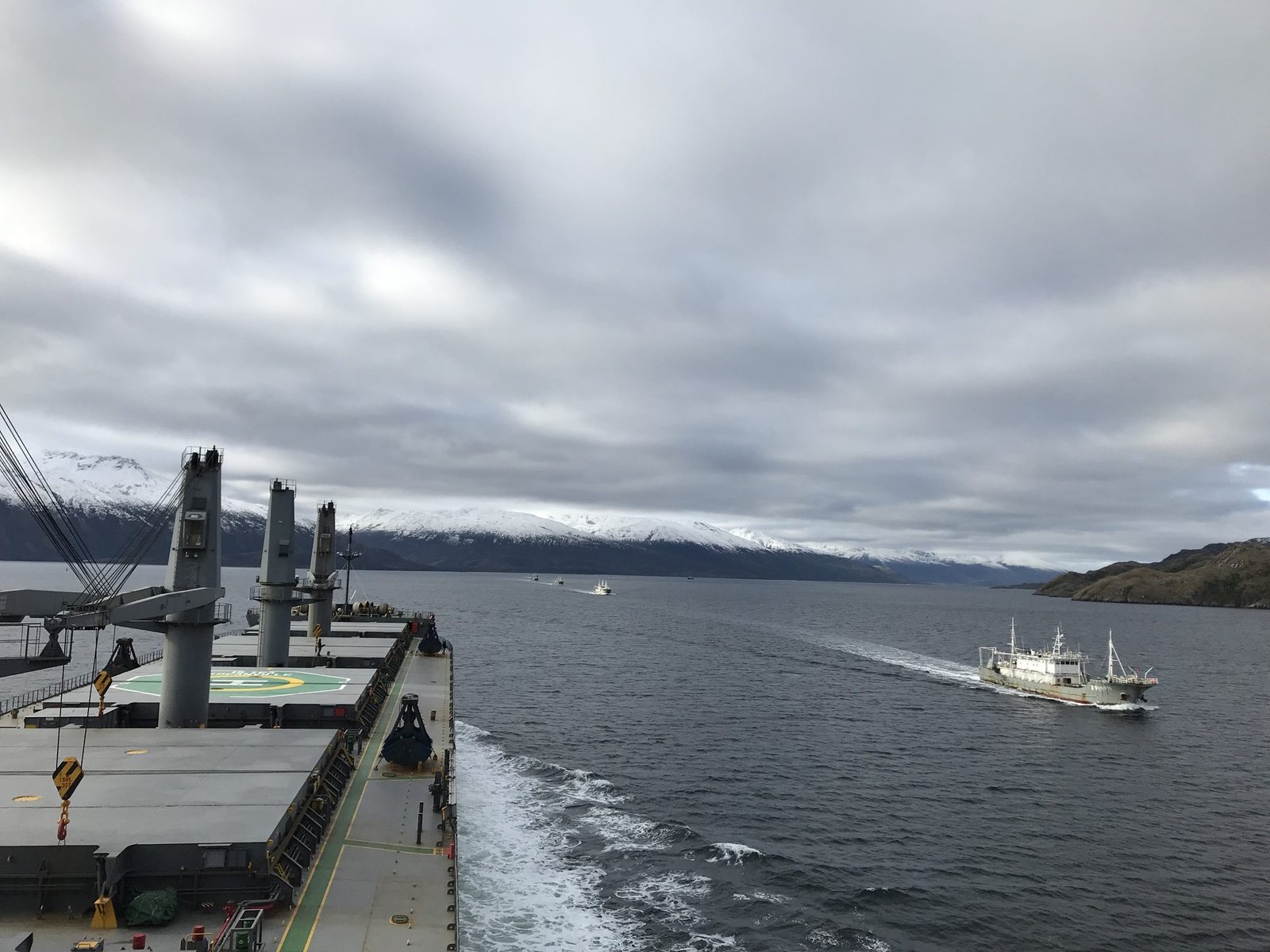 Paso Tortuoso, eastbound transit through the Strait of Magellan